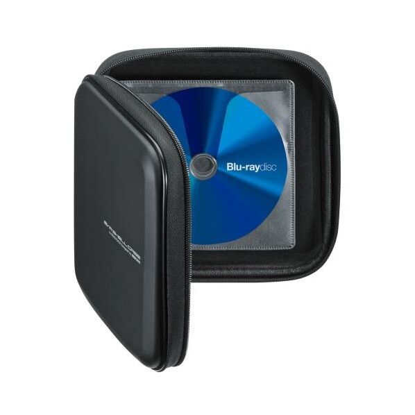 175x55x175mm CD/DVD/BDケース(24枚/ブラック)
