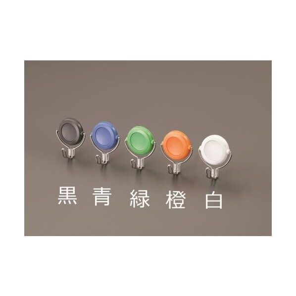 φ38mm/ 3.0kg マグネットフック(回転フック/ブラック)