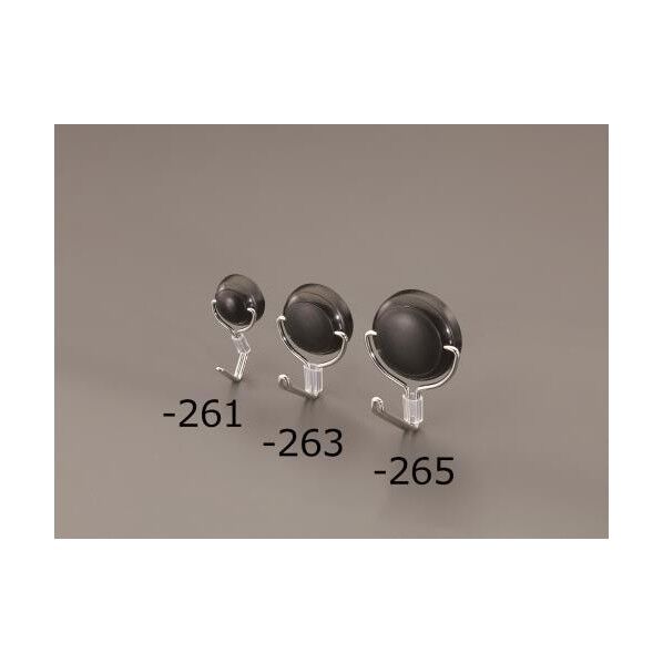 φ25mm/ 2.5kg マグネットフック(回転フック/ブラック)