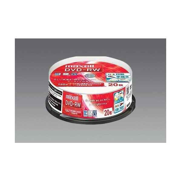 4.7GB DVD-RW(2倍速/20枚)