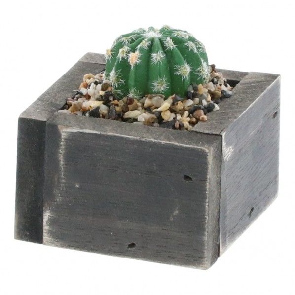 フェイク ウッドグリーン 5.9×5.9×5.4cm NE-390 1個