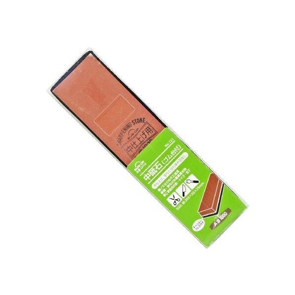 中砥石 ゴム台付 #1000 205×50×25mm No.121 1個