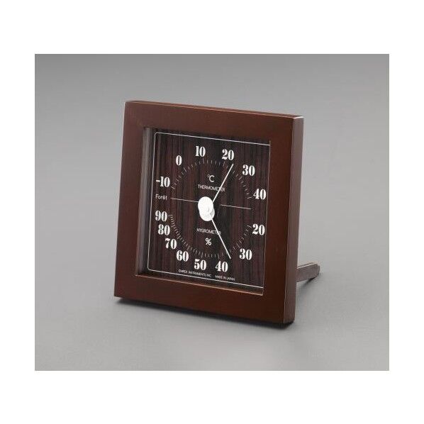 130x130x28mm 掛・置兼用温度・湿度計