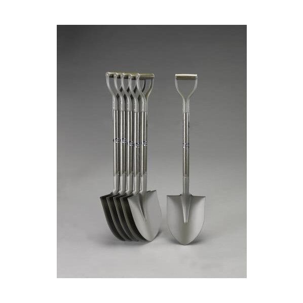 228x295x 980mm ショベル(先丸・木柄OD色/6本)