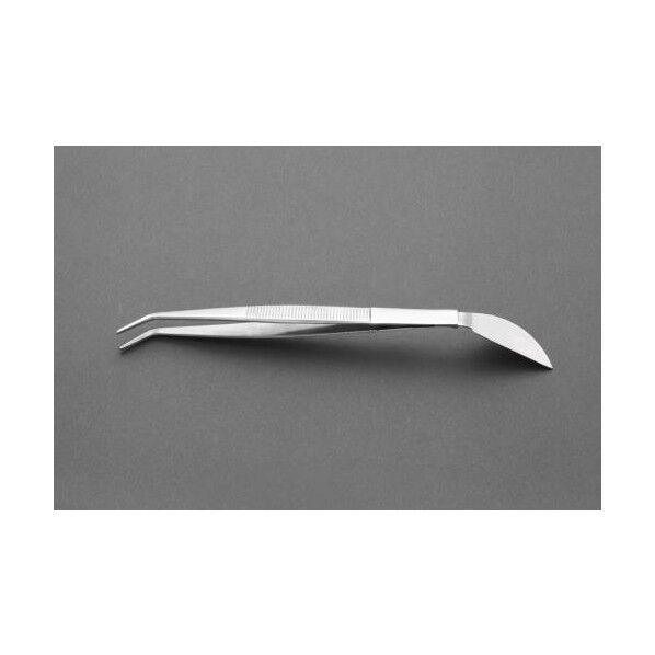 ヘラ付ピンセット