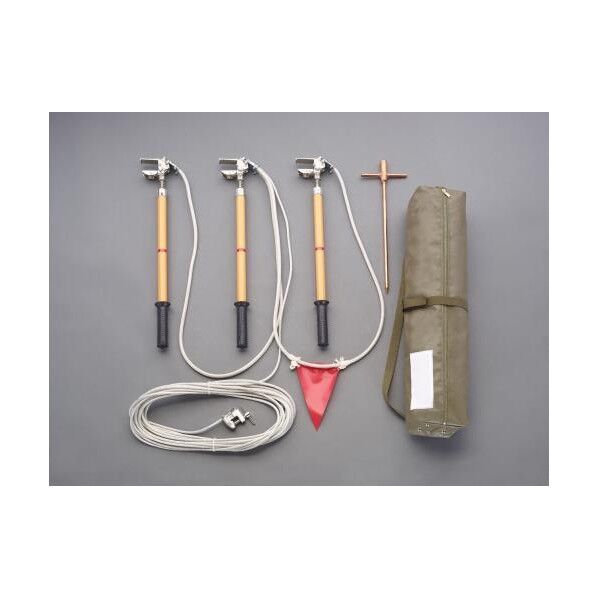 エスコ(esco) 6.6KV アースクリップ(キュービクル万能用) EA707DW-13 1組...