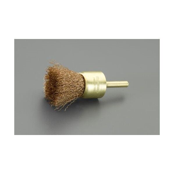 φ26mm/6mm軸 ワイヤーブラシ(ノンスパーキング･リン青銅)