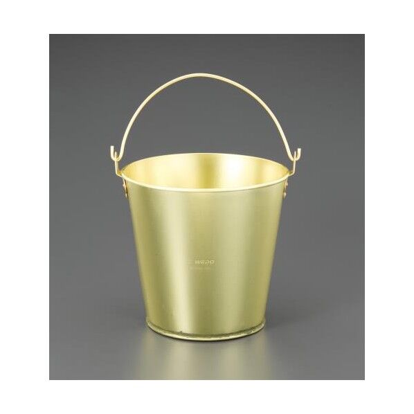 バケツ(ノンスパーキング・真鍮製) 10L EA643HC-1 1個