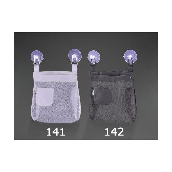 300x130x340mm メッシュ袋(吸盤付/ホワイト)