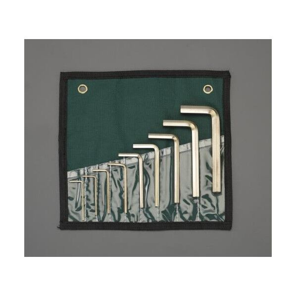 [9点][Hex] キーレンチセット(ノンスパーキング)