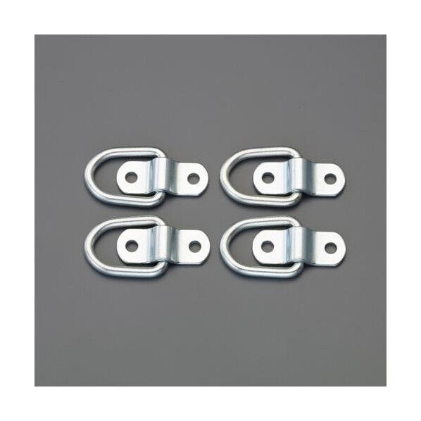 70x 38mm ウォール金具(スチール・クロームメッキ/4個)