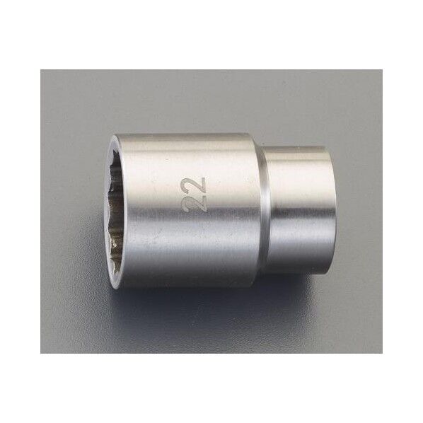 ソケット(ステンレス製) 1/2inDR/22mm