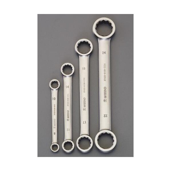 4本組/8-24mm 両口メガネレンチ(ステンレス製)