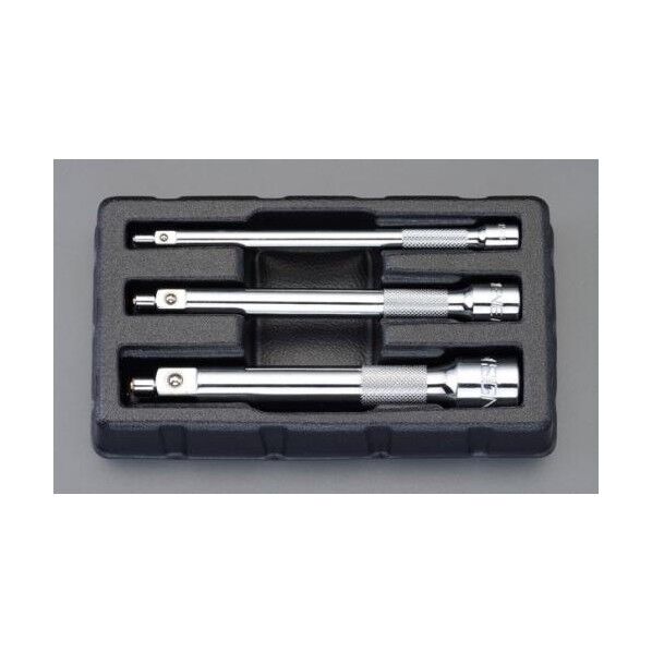 エクステンションバー 3本組 1/4in・3/8in・1/2inDR