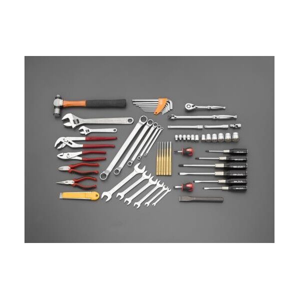 [60個組] フォークリフト整備用工具セット EA612SF-1 1個