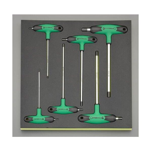 6本組 T型六角棒レンチセット