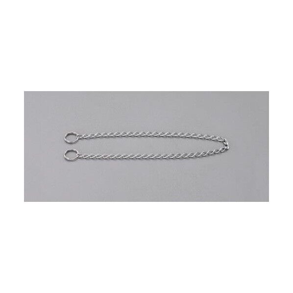 チェーン(ステンレス製/両端リング付) 1.3×400mm EA628SK-56