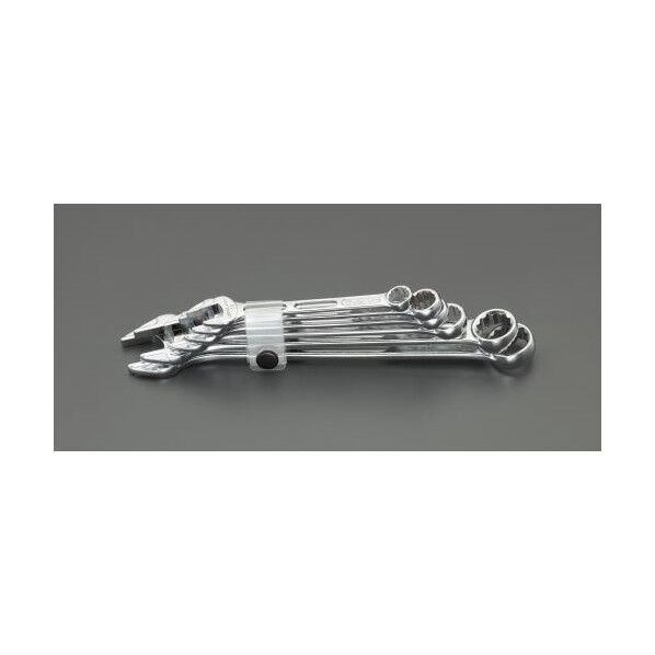 6本組/10-19mm 片目片口スパナセット(軽量) EA614AA-60 1個