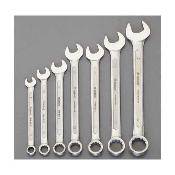 7本組/8-19mm 片目片口スパナ