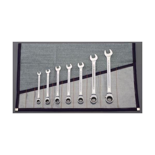 7本組 コンビネーションレンチ(ラチェット式)