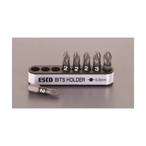 25mm 6本組[Pozi]ドライバービット(インパクト用) EA611MB-1 1個