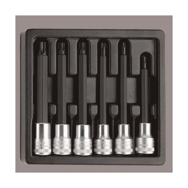 ビットソケットセット[TORX] 1/2inDR/T30-T60