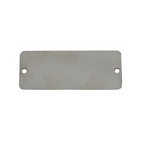 19x44mm タグブランク(ステンレス 長四角/10枚) EA591HD-23 10枚
