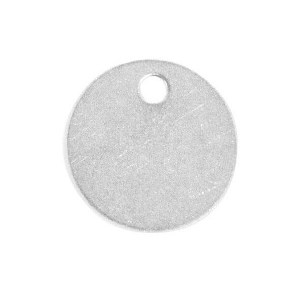 76mm    タグブランク(アルミ 丸/10枚)