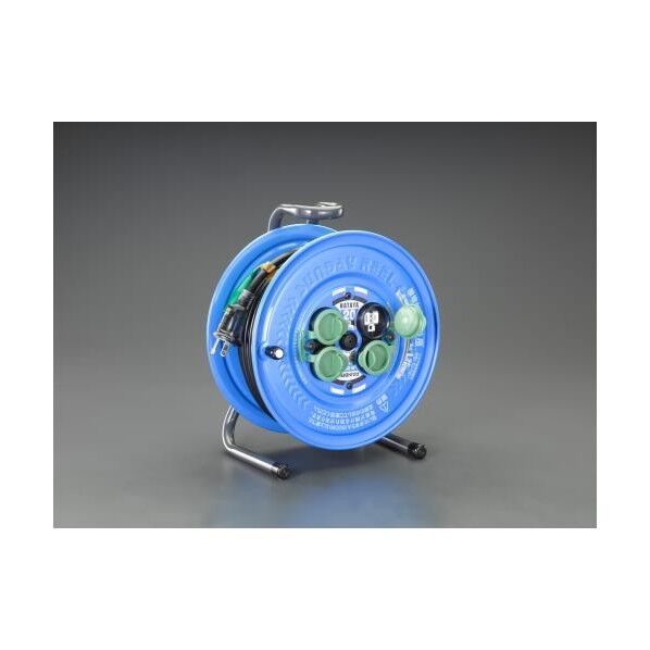 AC125V/15A/20m コードリール(防雨・アース付) EA815BF-20A 1個