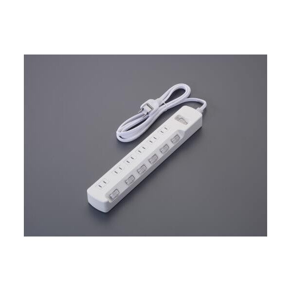 AC125V/15Ax2m テーブルタップ(一括･個別スイッチ) EA815GL-422 1個