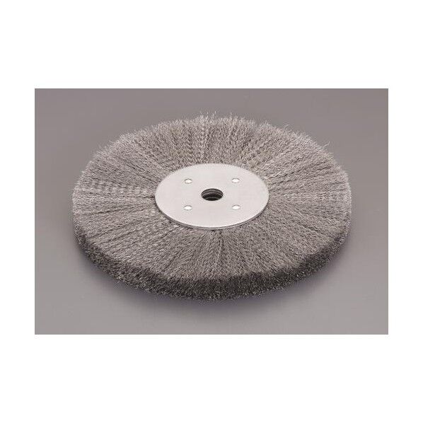 250mm/19.0mmワイヤーホイール(フランジロック式/スチール製)