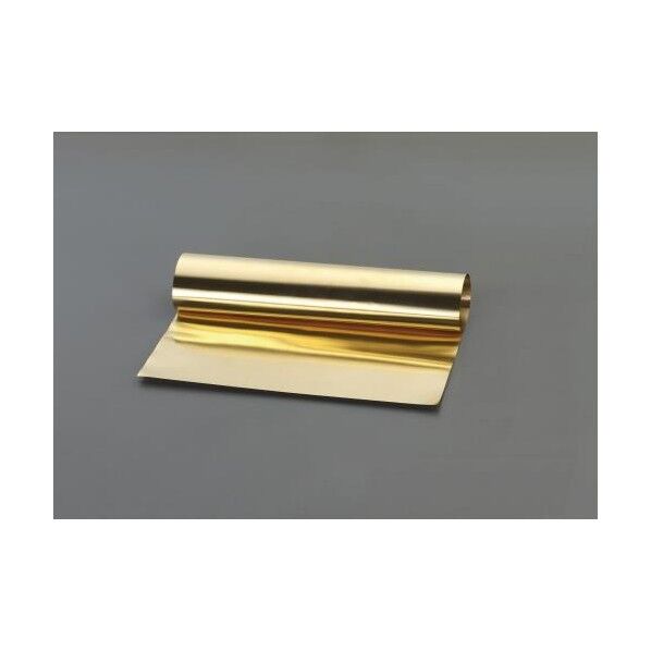 真鍮薄板(ロール巻) 365×600×0.1mm EA440ER-11 1