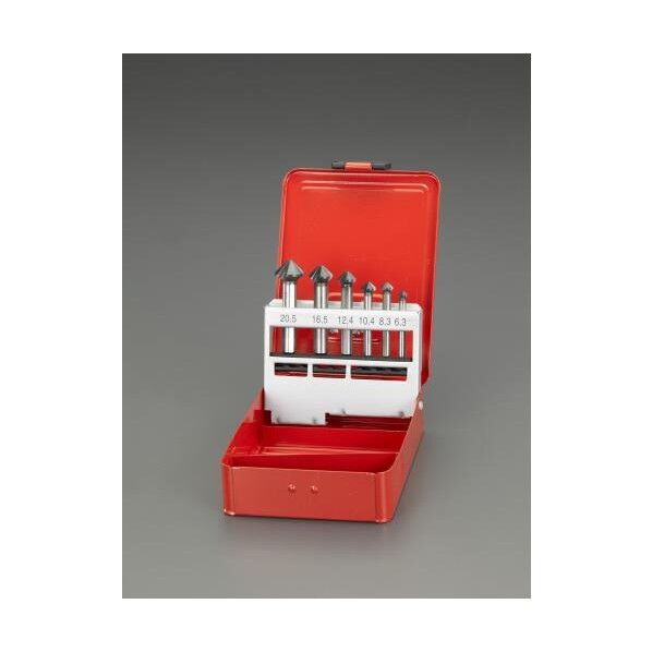 6.3-20.5mm カウンターシンク(6本組・HSS・RUnaTECコート EA827HE-100 1個