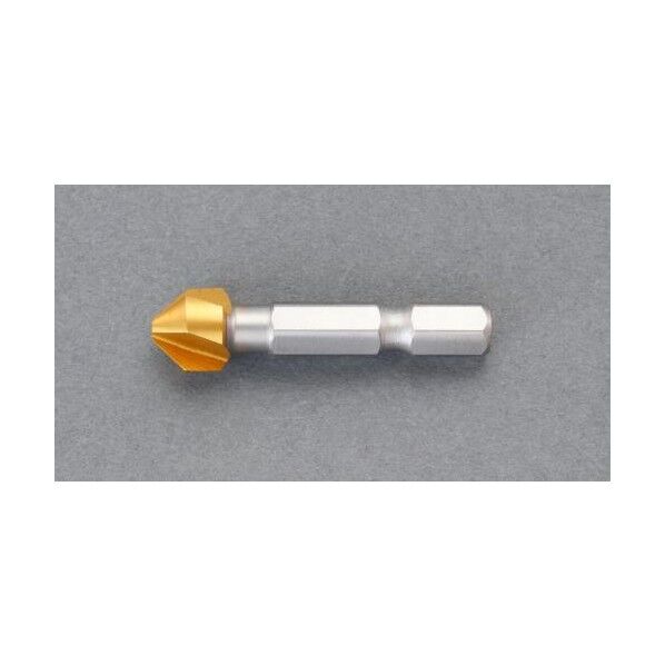 カウンターシンク(1/4in六角軸/HSS・TiNコート) 6.3mm