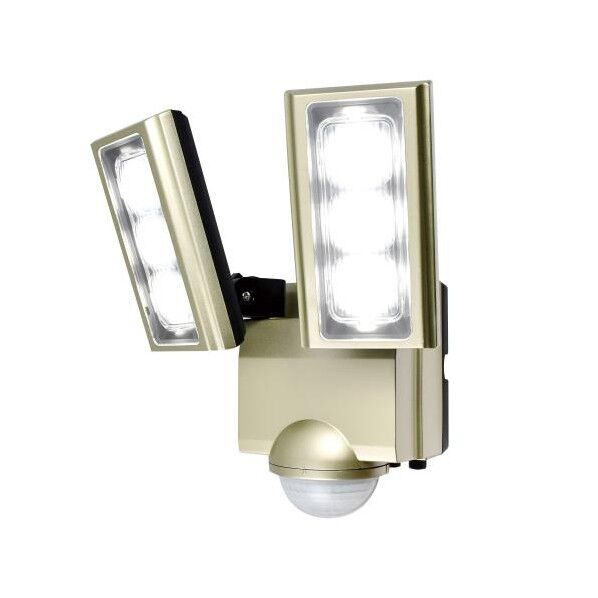 AC100V/ 8.0W LEDセンサーライト(2灯) EA864CB-162A 1個