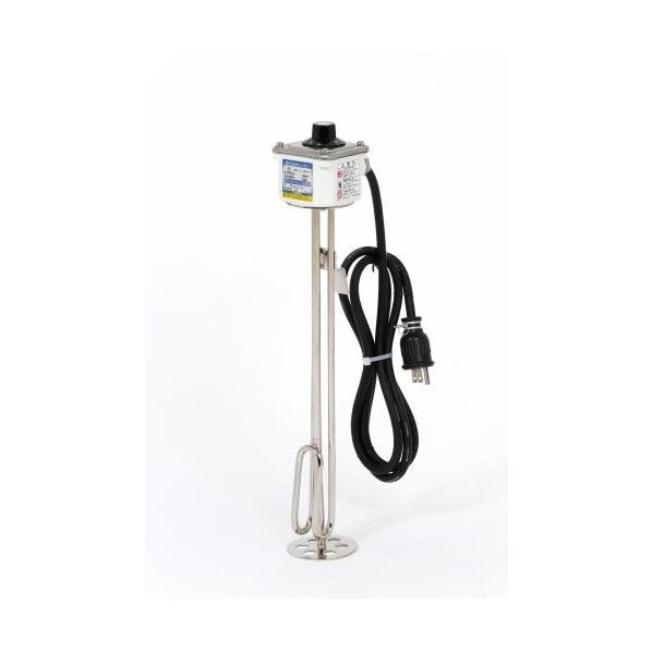 AC100V/ 1kW 投込みヒーター(空焼き防止付) EA896AH-33 1個