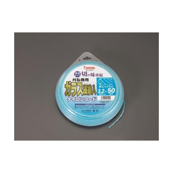 3.2mmx50m ナイロンカッター用コード(スパイラル)