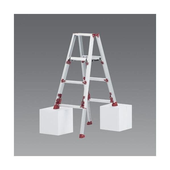 1.24-1.54m 脚立(伸縮脚/ワイドステップ) EA903PA-2 1個