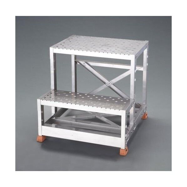 600x400mm/0.6m/2段 作業台(ステンレス製)