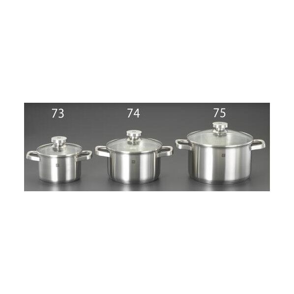 160mm/ 2.0L 両手鍋(ステンレス製) EA913VM-73 1個