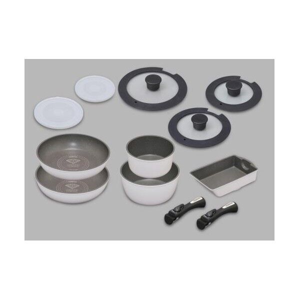 [12点組] 鍋･フライパンセット(IH対応)