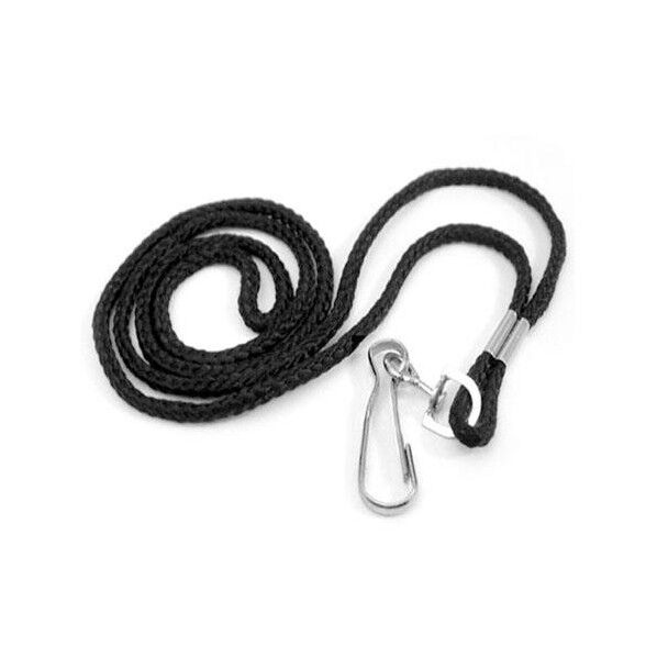 450mm キーホルダー(ネックストラップ/ブラック)