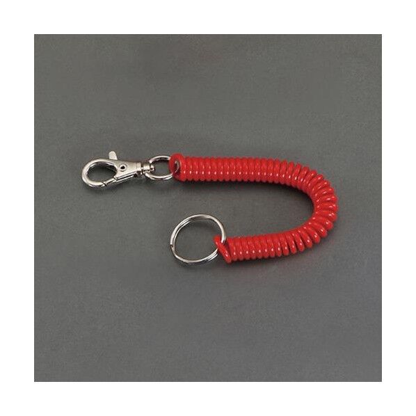 エスコ(esco) 120-700mm キーキャリー(カールコード付/レッド) EA916ZL-211 1本...