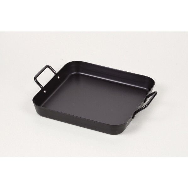 ガスでもIHでも使える角型プレート 31×25.5×5.5cm 1080g LD-175