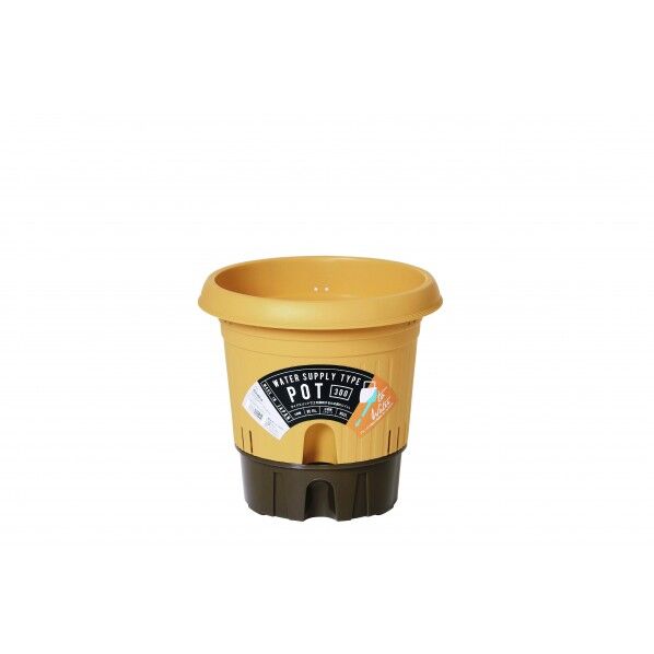 給水式ポット モスイエロー Φ30×28.5cm MA-2287 1個