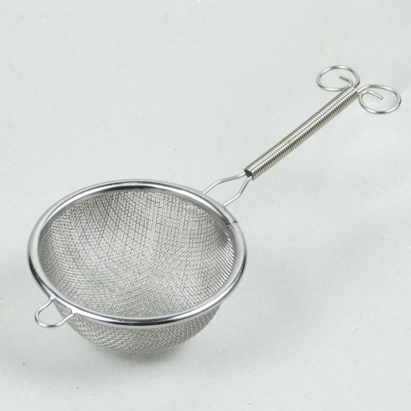 Stlye Tools ステンレス製共柄二重アミ茶こし