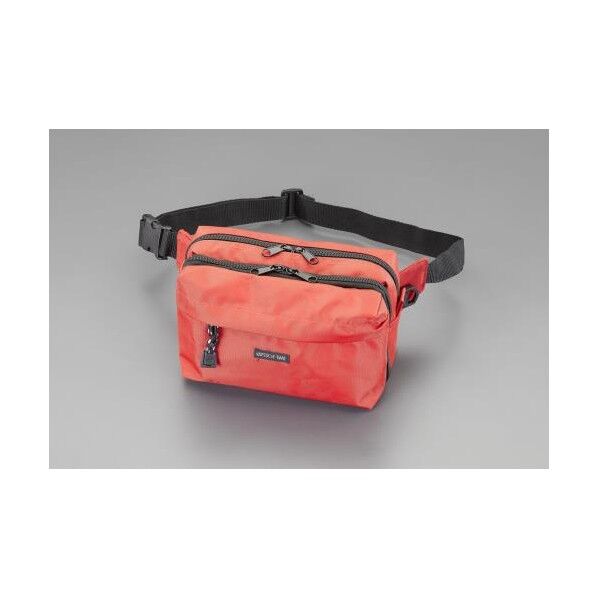 210x130x100mm ウエストポーチ(アカ) EA927CR-51 1個