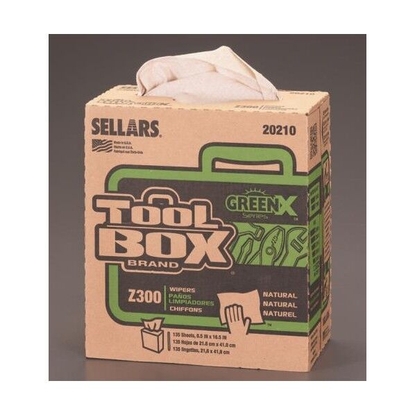 216x420mm 工業用ワイパー(薄/135枚入) EA929AC-33 1個