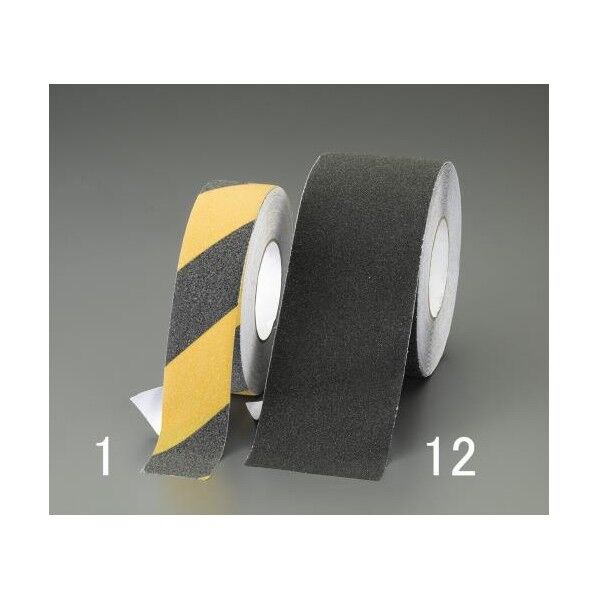 50mmx18m 滑り止めテープ(黒/黄/#60)