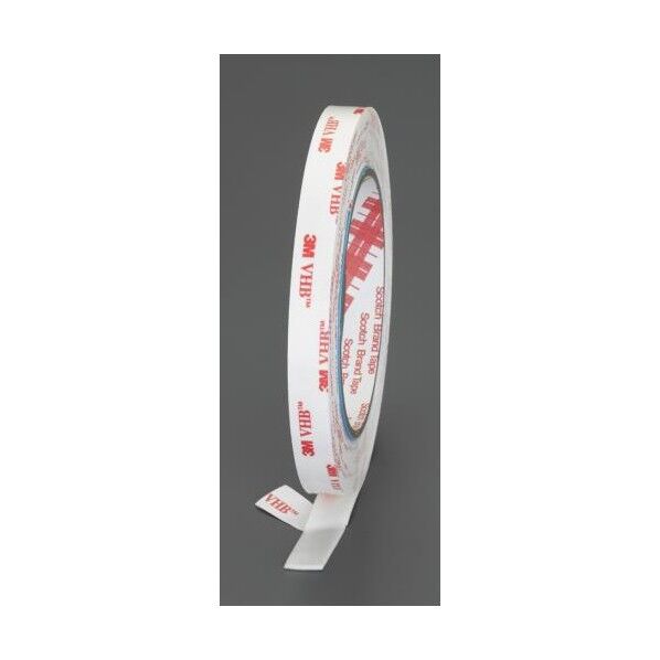 エスコ 両面テープ(超強力/多用途) 12mmx4m EA943VJ-23 1個...